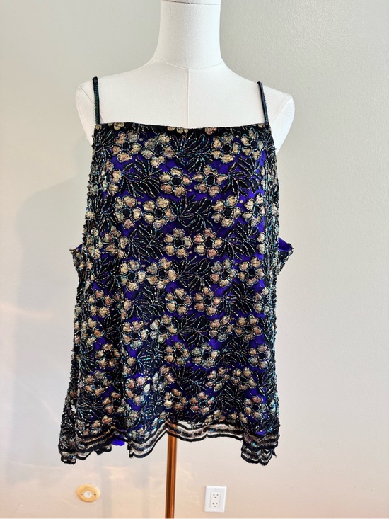 Celine by Champion Tops - Vintage Beaded Silk Top